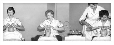 An early Capitol School esthetics class